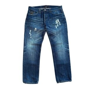 Philipp Plein Jeans Illegal Fight Club Straight Cut Men's Size 38 Skull